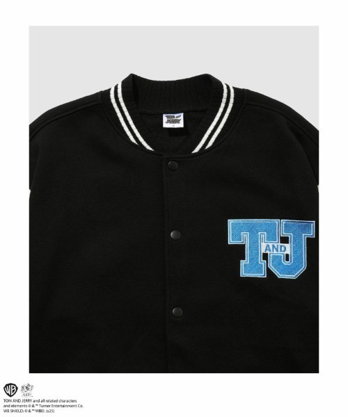 スタジャン TOM＆JERRY バック刺繍スタジャン メンズ レディース