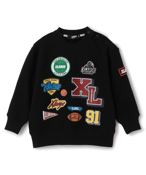 XLARGE KIDS（エクストララージ キッズ） トレーナー カレッジワッペン