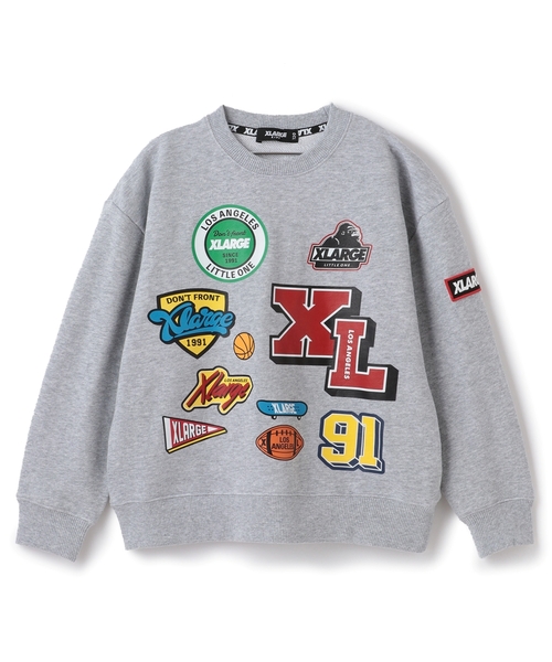 XLARGE KIDS（エクストララージ キッズ） トレーナー カレッジワッペン