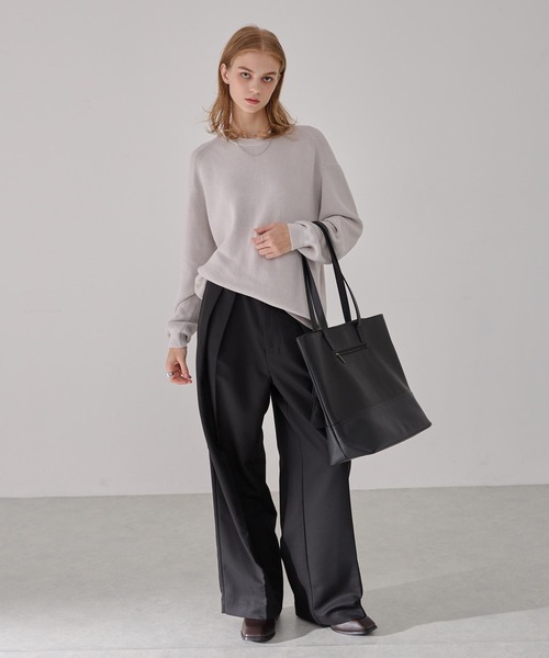 EMMA CLOTHES（エマクローズ） トートバッグ スクエアパネルトート