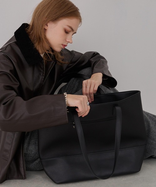 EMMA CLOTHES（エマクローズ） トートバッグ スクエアパネルトート