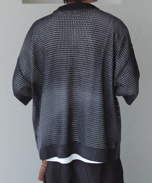 「epnok」 半袖シャツ MEDIUM ライトグレー メンズ_画像3