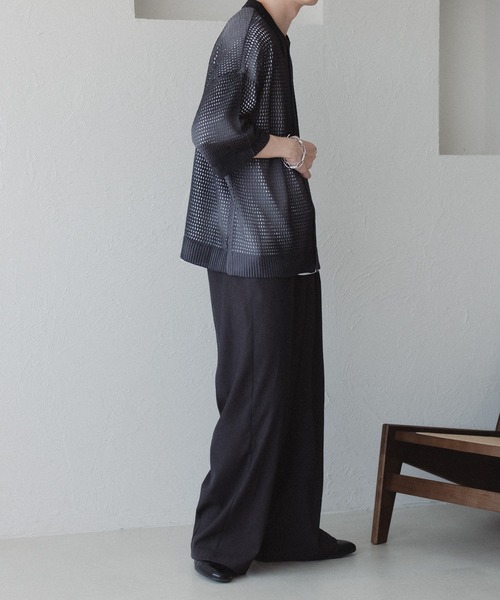 「epnok」 半袖シャツ MEDIUM ライトグレー メンズ_画像7