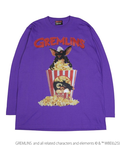 MILKBOY（ミルクボーイ） tシャツ GREMLINS POPCORN L.S. Tシャツ