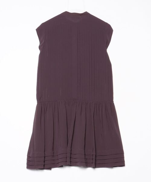 「PAUL&JOE SISTER」 半袖ワンピース 36 パープル レディース_画像2