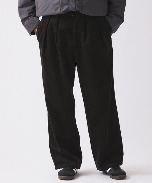 ロイ2020出品 JOURNAL STANDARD relume スラックス コーデュロイ 2タック メンズ