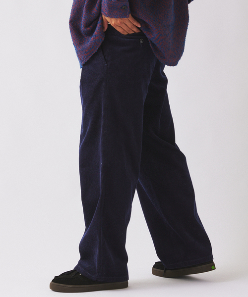 ロイ2020出品 JOURNAL STANDARD relume スラックス コーデュロイ 2タック メンズ