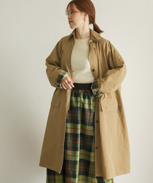 Barbour（バブアー） ステンカラーコート 36 ブラウン レディース