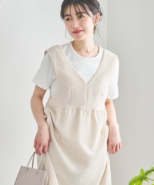 「mil」 キャミソールワンピース X-SMALL モカ レディース_画像7