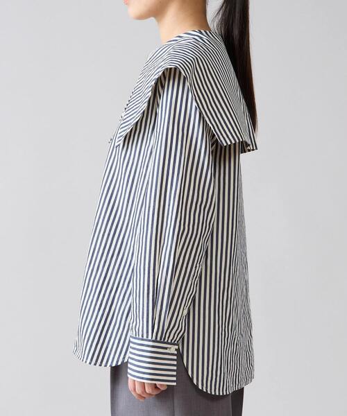 Tiara（ティアラ） ブラウス シャツ ビッグカラーシャツブラウス