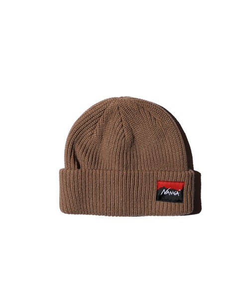 NANGA（ナンガ） ニット帽 ニットキャップ BOX LOGO BULKY BEANIE
