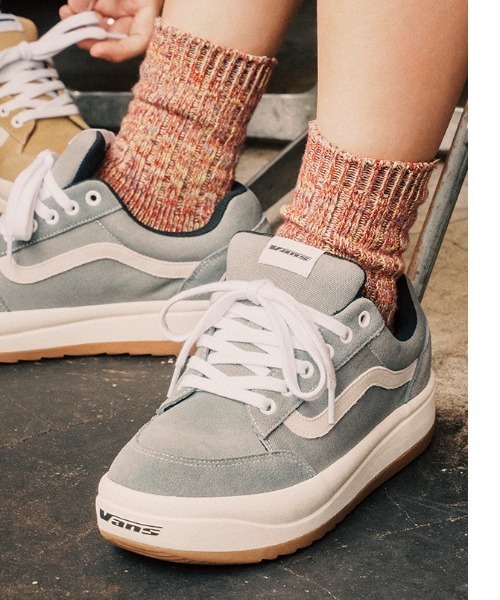 VANS（ヴァンズ） ローカットスニーカー 26.5cm グレー メンズ