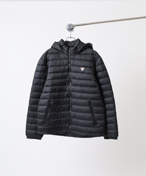 ナイロンジャケット GUESS JEANS GJ HOODED PUFFER ゲス ナイロン
