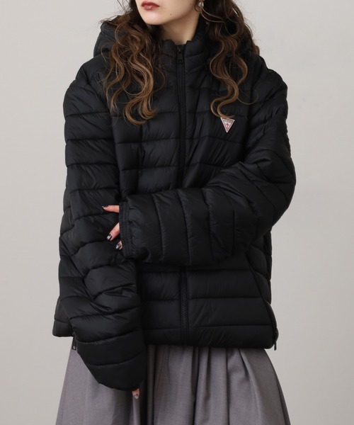 ナイロンジャケット GUESS JEANS GJ HOODED PUFFER ゲス ナイロン