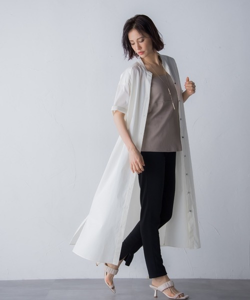 「LAUTREAMONT」 半袖ワンピース 9号 ブラック レディース_画像7