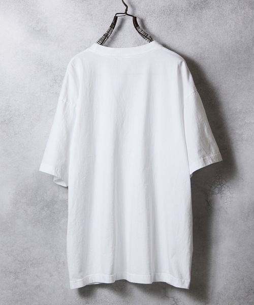 「NUMBER (N)INE DENIM」 半袖Tシャツ 3 ホワイト×ホワイト メンズ_画像6