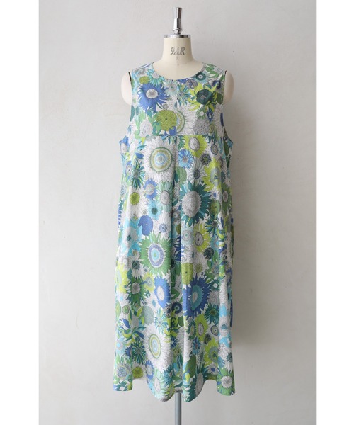 「CAWAII」 ノースリーブワンピース FREE ブルー レディース_画像4