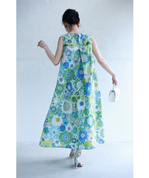 「CAWAII」 ノースリーブワンピース FREE ブルー レディース_画像8