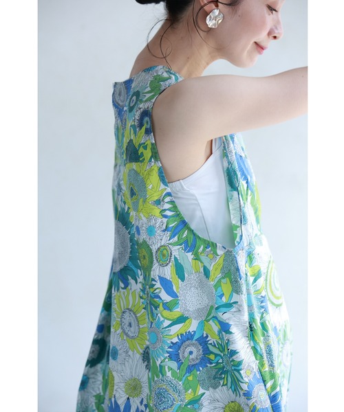 「CAWAII」 ノースリーブワンピース FREE ブルー レディース_画像9