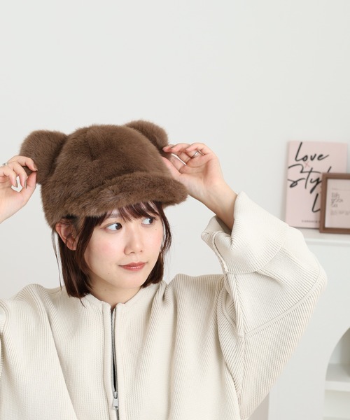 FUNALIVE（ファンアライブ） キャップ 帽子 レディース ABETTOR くま耳