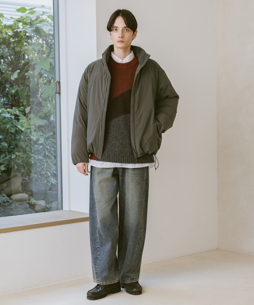 80's 90's vintage 短丈 ダウン ミリタリー ブルゾン ショート RAGEBLUE（レイジブルー） ダウンジャケット ダウン 「AIRTHERMAL DOWN