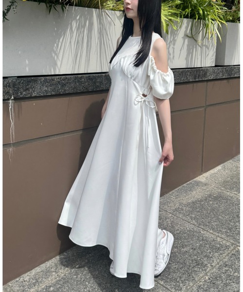 「mellowneon」 半袖ワンピース MEDIUM ブラック レディース_画像9