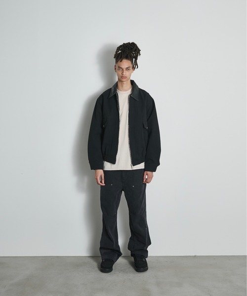 BLANK HOTEL ブルゾン アウター Faux Leather Collar Duck Jacket / 襟