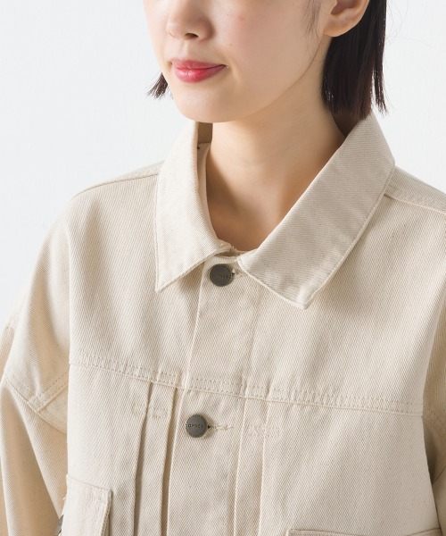 「OMNES」 デニムジャケット MEDIUM ブルー系その他 レディース_画像9