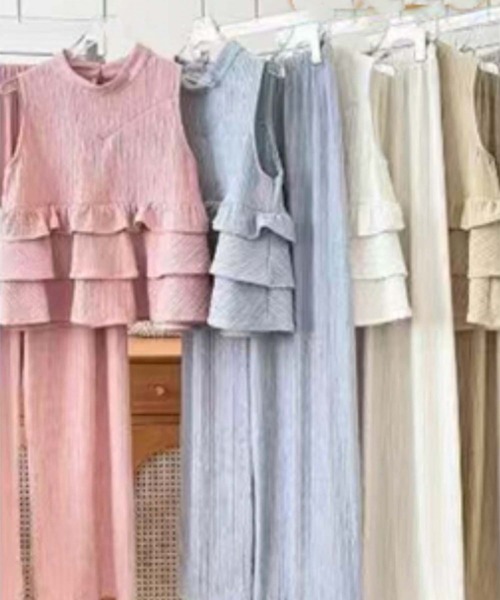 「Doula Doula」 セットアップ FREE ベージュ レディース_画像2