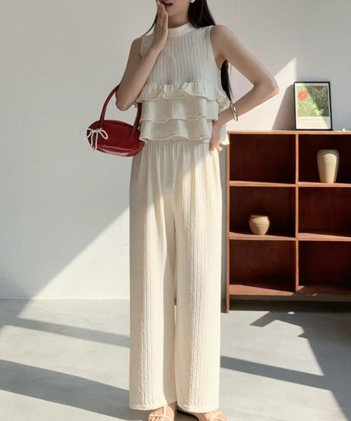 「Doula Doula」 セットアップ FREE ベージュ レディース_画像3