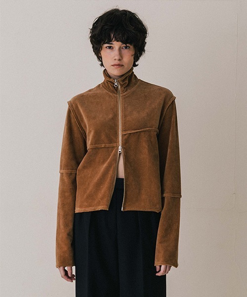 CREDONA（クレドナ） tシャツ TERRA VELOUR FIT ZIP TOPS/テラベロア