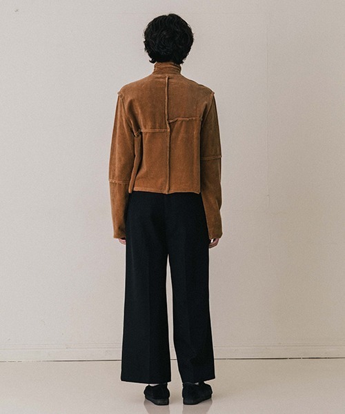 CREDONA（クレドナ） tシャツ TERRA VELOUR FIT ZIP TOPS/テラベロア