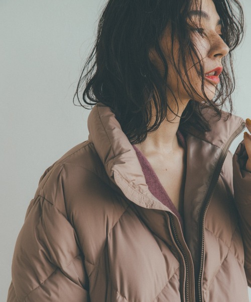 「Audrey and John Wad」 ダウンコート FREE ベージュ レディース_画像8