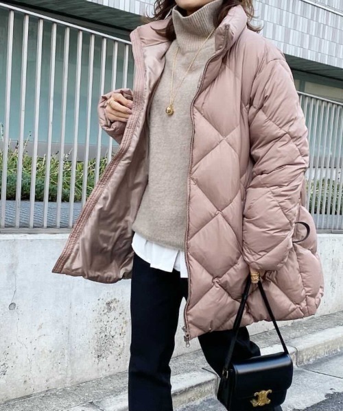 「Audrey and John Wad」 ダウンコート FREE ベージュ レディース_画像9