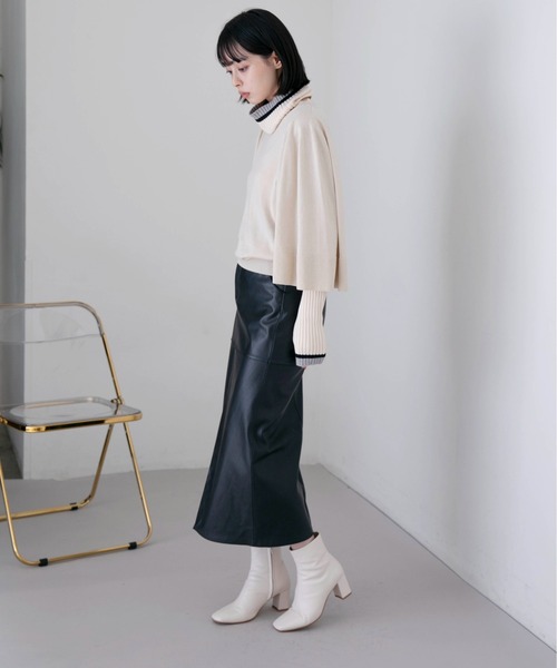 「Eimee Law」 半袖ニット 38 ブラック レディース_画像6