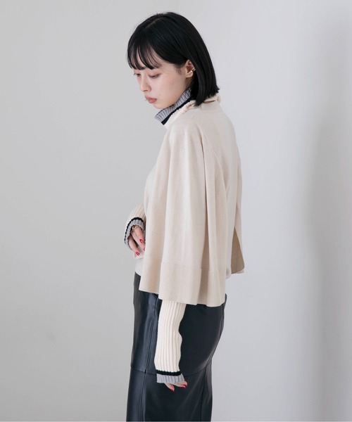 「Eimee Law」 半袖ニット 38 ブラック レディース_画像7