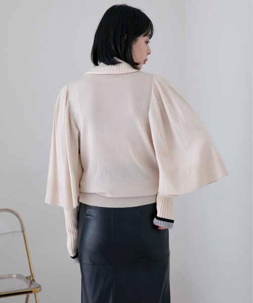 「Eimee Law」 半袖ニット 38 ブラック レディース_画像9