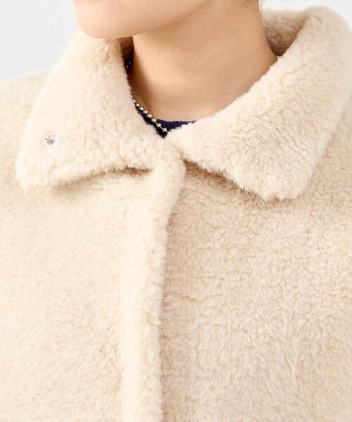 SOFFITTO（ソフィット） コート アウター スタンド袖口リブミドル丈  