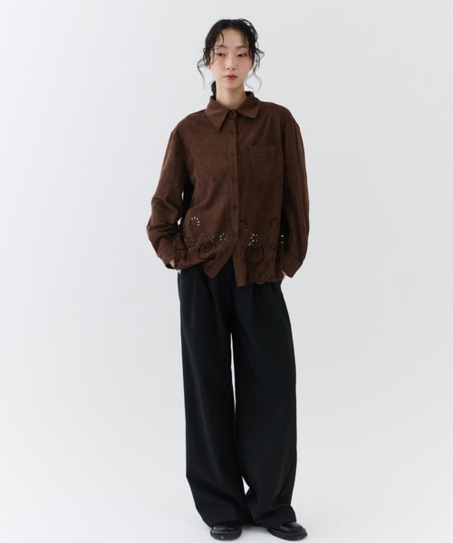 TULLE LACE SHIRT Eaphi 【公式通販】