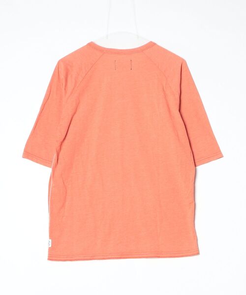「REIGNING CHAMP」 半袖Tシャツ M オレンジ メンズ_画像2