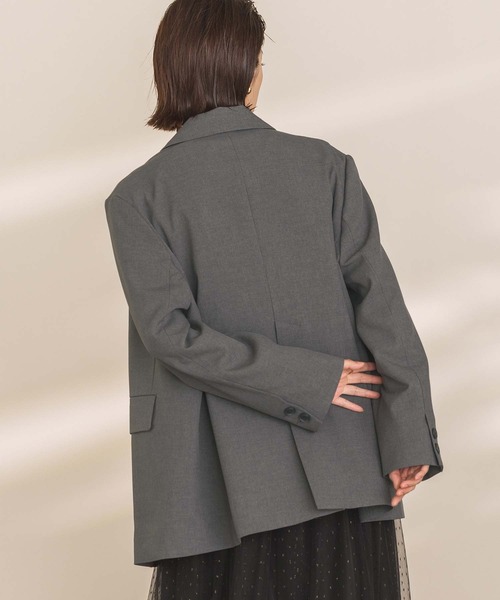 「Gready Brilliant」 「favori」テーラードジャケット FREE グレー レディース_画像8