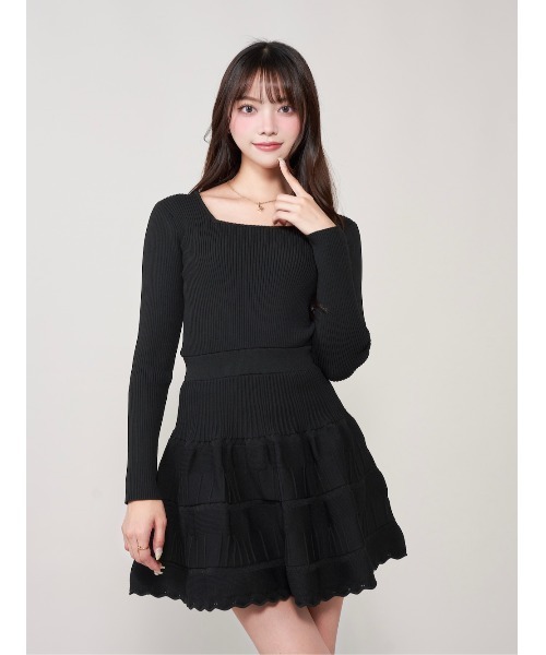 Darich（ダーリッチ） ニットワンピース - ブラック レディース