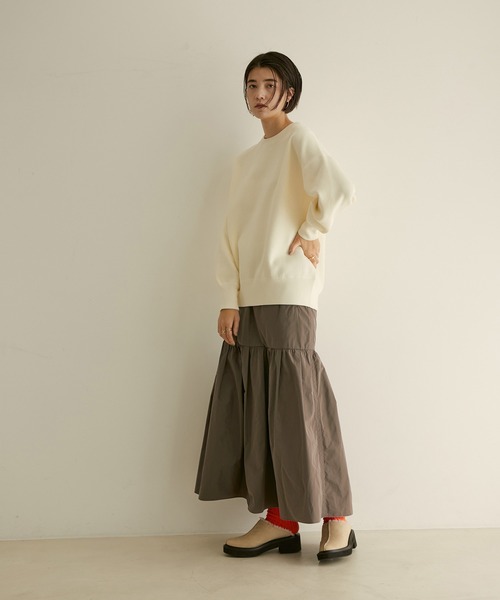 「SALON adam et rope'」 フレアスカート FREE ブラック レディース_画像2