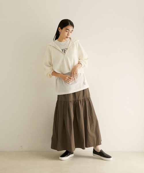 「SALON adam et rope'」 フレアスカート FREE ブラック レディース_画像5