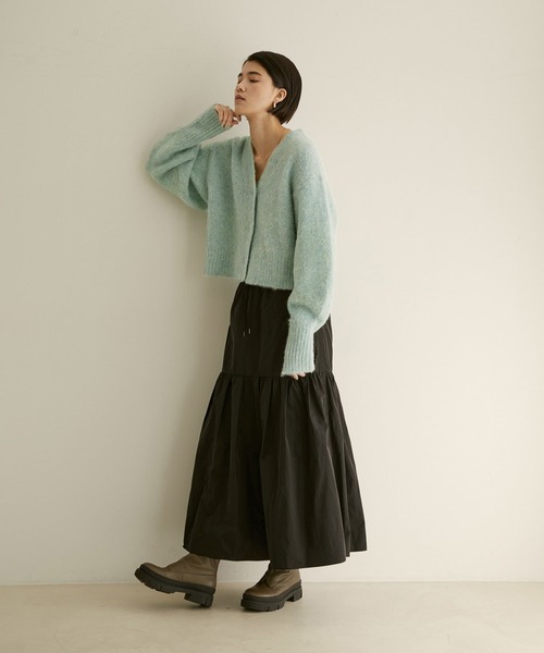 「SALON adam et rope'」 フレアスカート FREE ブラック レディース_画像6