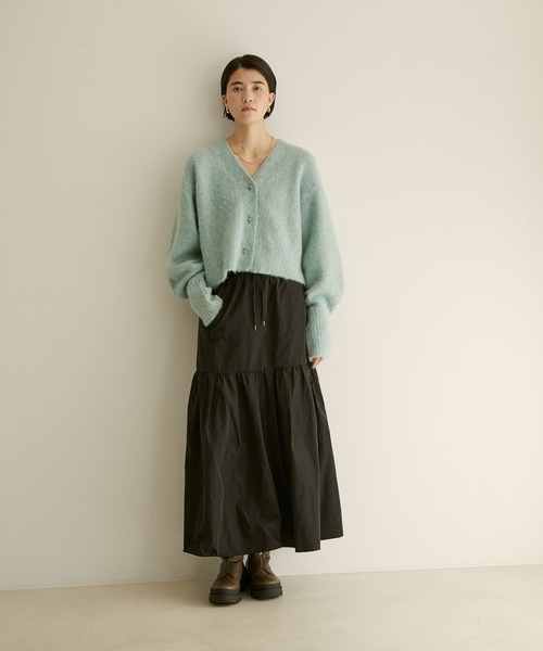 「SALON adam et rope'」 フレアスカート FREE ブラック レディース_画像8