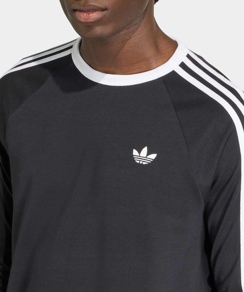 adidas（アディダス） tシャツ スリーストライプス ロングスリーブ T