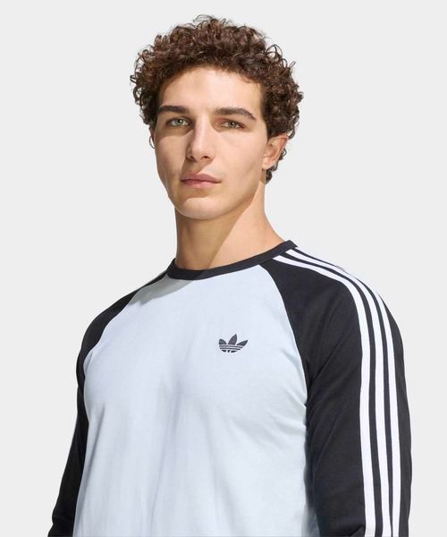 adidas（アディダス） tシャツ スリーストライプス ロングスリーブ T