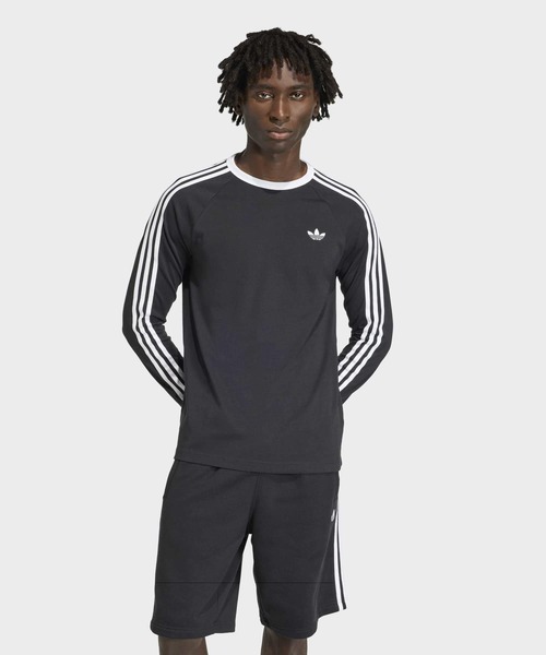 アディダス adidas　ロングスリーブ ジャージ ADIDAS adidas（アディダス） tシャツ スリーストライプス ロングスリーブ T