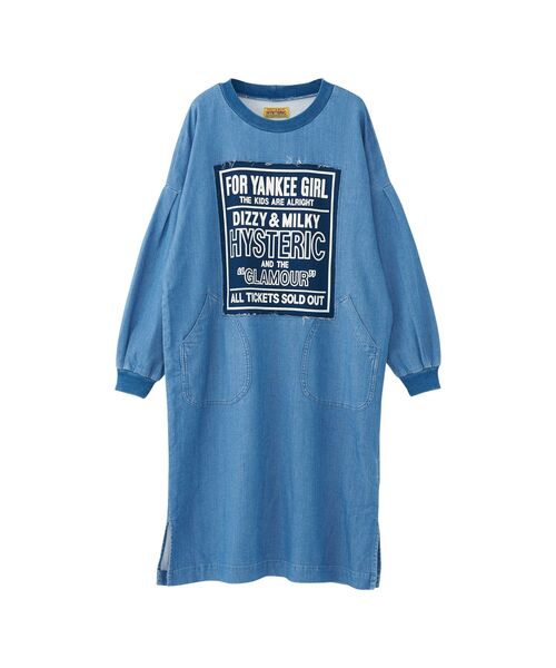 HYSTERIC GLAMOUR（ヒステリックグラマー） 長袖ワンピース FREE